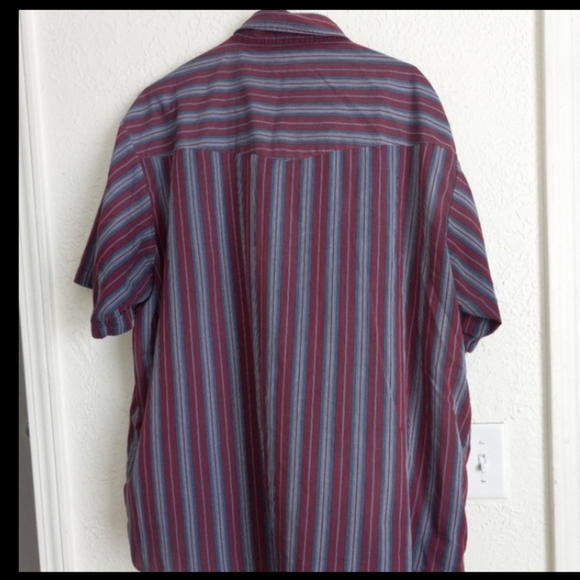 Plains Western Wear Big Mans Pearl Snap Button Down Shirt - Picture 4 of 5